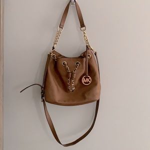 Michael Kors tan leather purse